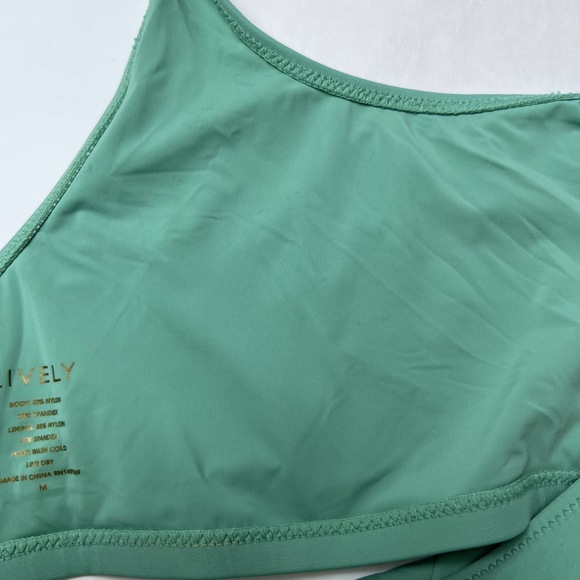 Lively Bikini Top Green Tank No Pads Medium - Picture 7 of 7